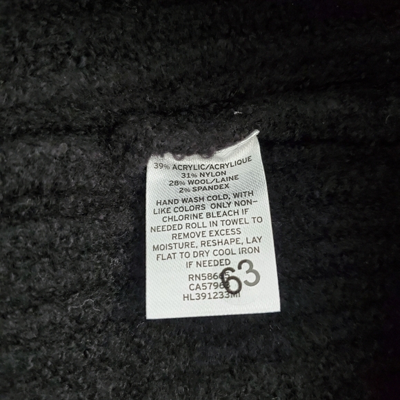NEW Chelsea28 Black Mock-Neck Sweater - Picture 5 of 5